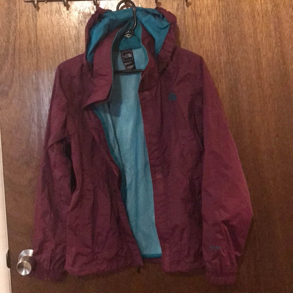 EUC North Face Rain coat